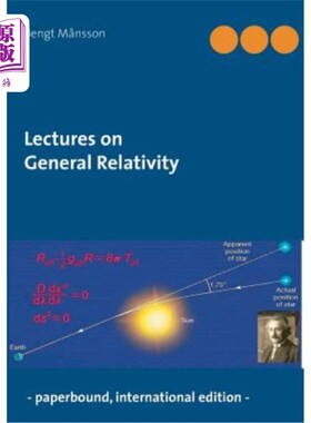 海外直订Lectures on General Relativity: - paperbound edition - 广义相对论讲座:-纸本-