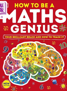 预售 DK如何成为数学天才 How to be a Maths Genius英文原版 儿童科普绘本 自然科学读物 知识图画书 进口童书 7-9岁【中商原版】