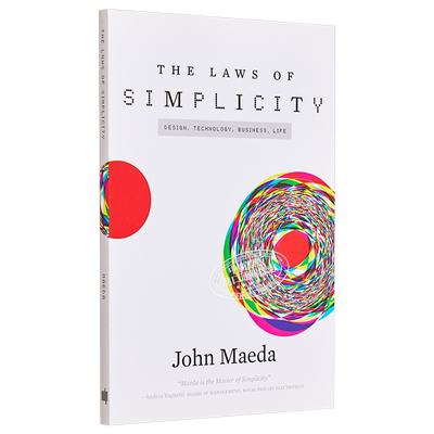 简单法则 设计 技术 商务 生活的完美融合 The Laws of Simplicity 英文原版 John Maeda 前田约翰 麻省理工简约方案【中商原