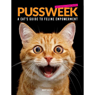 猫咪周刊 猫咪论坛 英文原版 Pussweek A Cats Guide to Feline Empowerment 给爱猫人士的礼物 有关猫的书 小猫咪周边 宠物