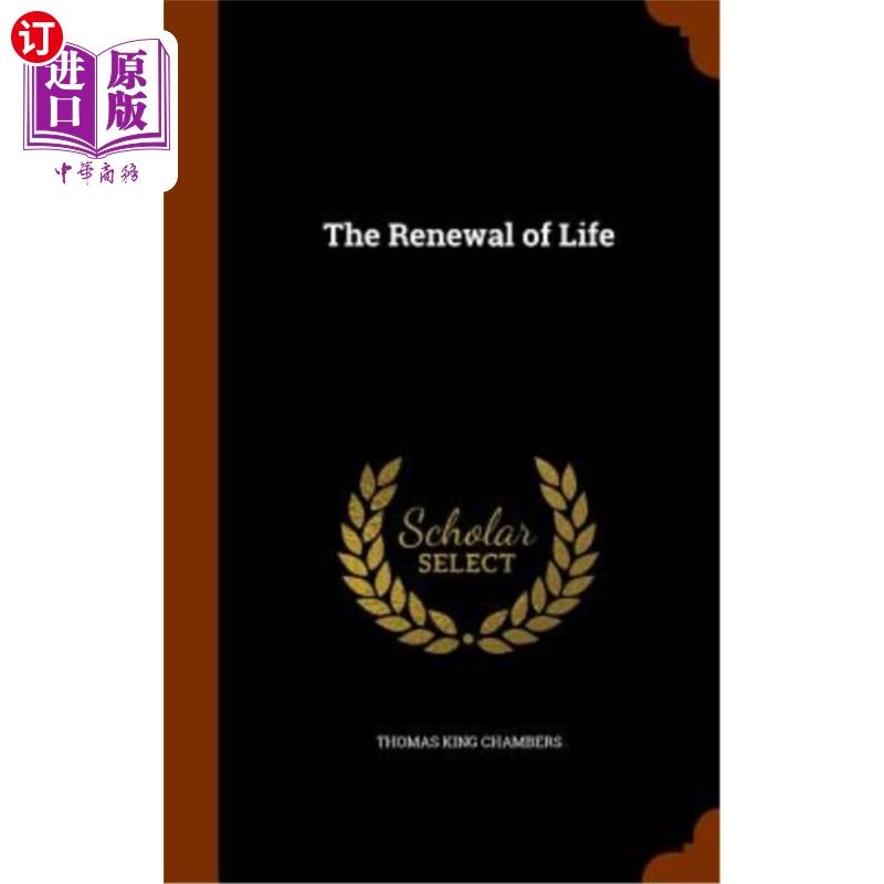 海外直订医药图书the renewal of life 生命的更新