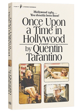 昆汀塔伦蒂诺 好莱坞往事 Once Upon a Time in Hollywood 英文原版 Quentin Tarantino【中商原版】