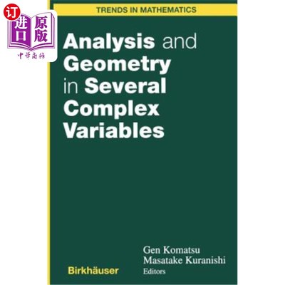 海外直订Analysis and Geometry in Several Complex Variables: Proceedings of the 40th Tani 几个复杂变量的分析和几何: