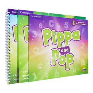 Pippa and Pop Level 1 英文原版剑桥幼儿英语级别1套装3册 学生书+活动用书+练习册 学龄前儿童幼教启蒙识字算术【中商原版?