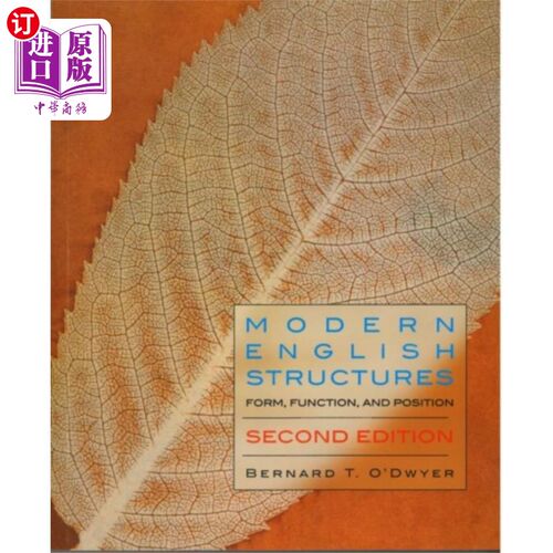 海外直订Modern English Structures 现代英语结构