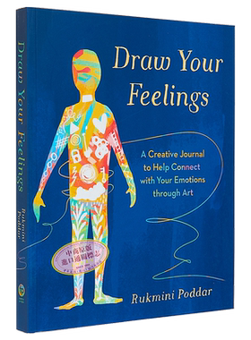 画出你的感觉 Draw Your Feelings 英文原版 Rukmini Poddar 心理学 处理情绪 心情记录日记【中商原版】