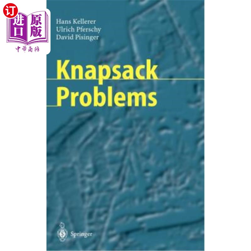 海外直订Knapsack Problems 背包问题
