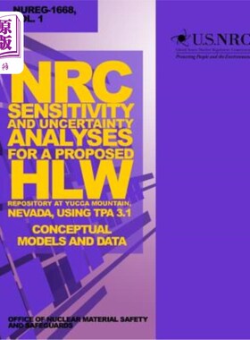 海外直订NRC Sensitivity and Uncertainty Analyses for a Proposed HLW Repository at Yucca  NRC使用TPA 3