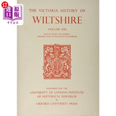 海外直订A History of Wiltshire 威尔特郡的历史