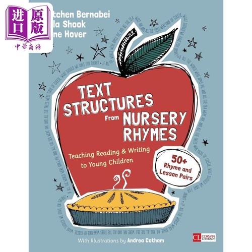 童谣文本结构 教幼儿阅读和写作Corwin识字 Text Structures From Nursery Rhymes 英文原版 进口图书 教育学理论【中商原版】
