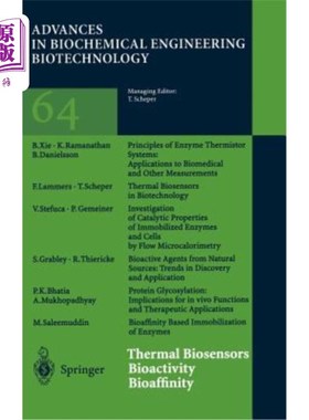 海外直订Thermal Biosensors Bioactivity Bioaffinity 生物活性生物亲和性