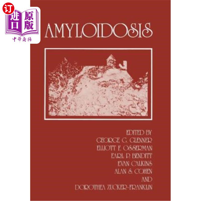 海外直订医药图书Amyloidosis 淀粉样变性