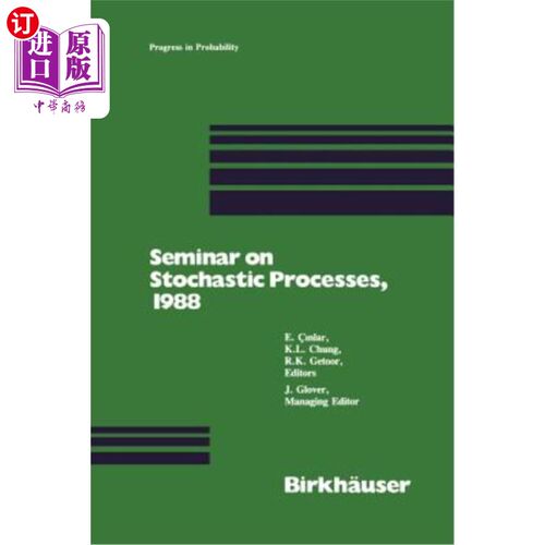 海外直订Seminar on Stochastic Processes, 1988 随机过程研讨会，1988年