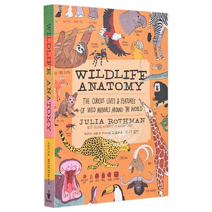 茱莉亚罗斯曼解剖学系列 野生动物解剖学 Wildlife Anatomy Julia Rothman 手绘大自然系列全彩插图科学科普