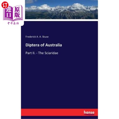 海外直订Diptera of Australia 澳大利亚双翅目