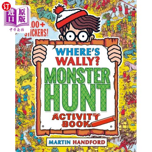海外直订Where's Wally? Monster Hunt: Activity Book 沃利在哪儿?《捉妖记》活动手册