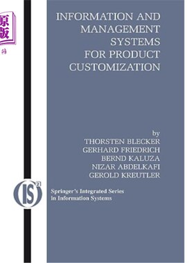 海外直订Information and Management Systems for Product Customization 产品定制的信息和管理系统