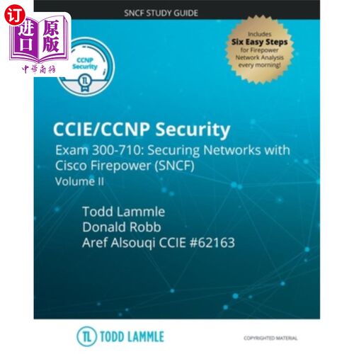 海外直订CCIE/CCNP Security Exam 300-710: Securing Networks with Cisco Firepower (SNCF):  CCIE/CCNP安