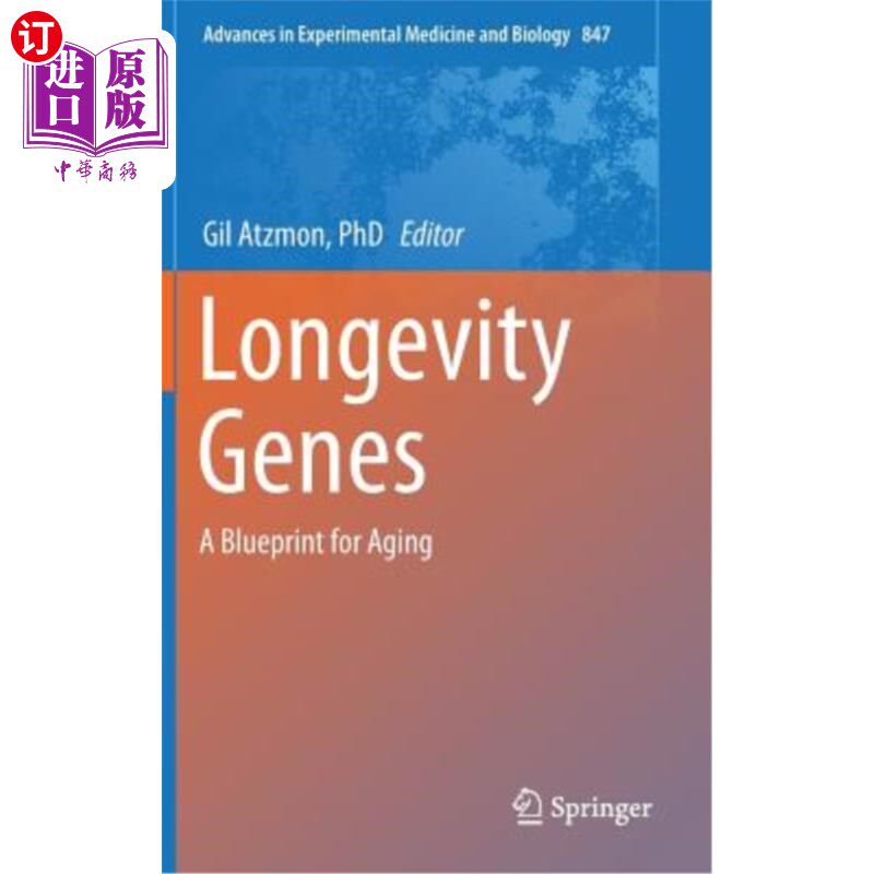 海外直订医药图书Longevity Genes: A Blueprint for Aging 长寿基因：衰老的蓝图