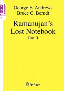 海外直订Ramanujan's Lost Notebook: Part II 拉马努扬遗失笔记本：第二部分