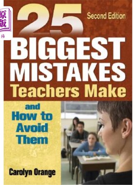 海外直订25 Biggest Mistakes Teachers Make and How to Avoid Them 老师们犯的25个大错以及如何避免它们
