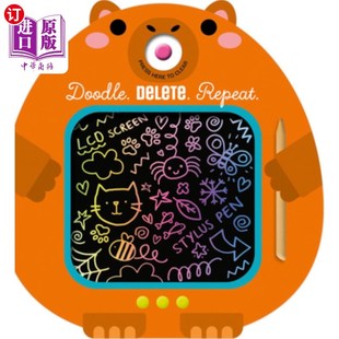 Delete. 重复 Repeat. 删除 涂鸦 海外直订Doodle.