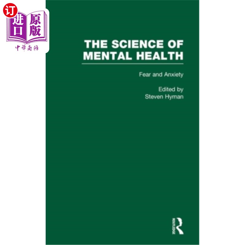 海外直订Fear and Anxiety: The Science of Mental Health 恐惧与焦虑:心理健康的科学