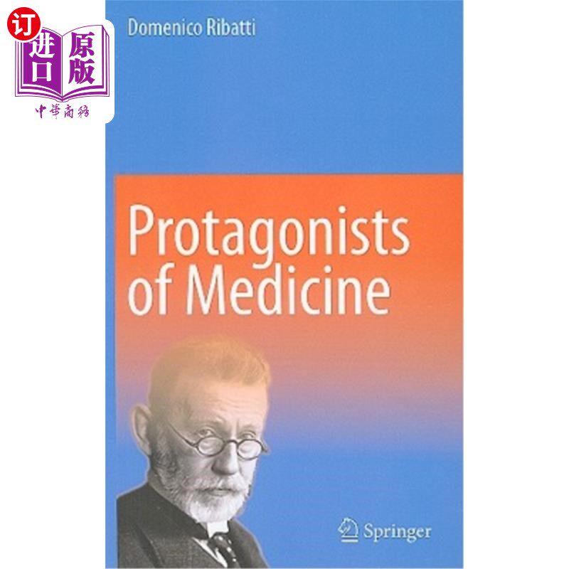 海外直订医药图书Protagonists of Medicine 主角的医学