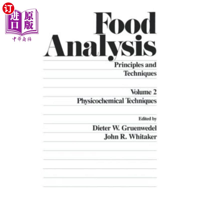 海外直订Food Analysis: Principles and Techniques (in 4 Volumes) 食品分析:原理和技术