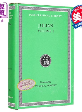 预售 尤利安 Julian Volume I 英文原版 Julia 古希腊文学【中商原版】