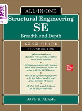 海外直订Structural Engineering Se All-In-One Exam Guide: Breadth and Depth, Second Editi 结构工程Se一体化考试指南: