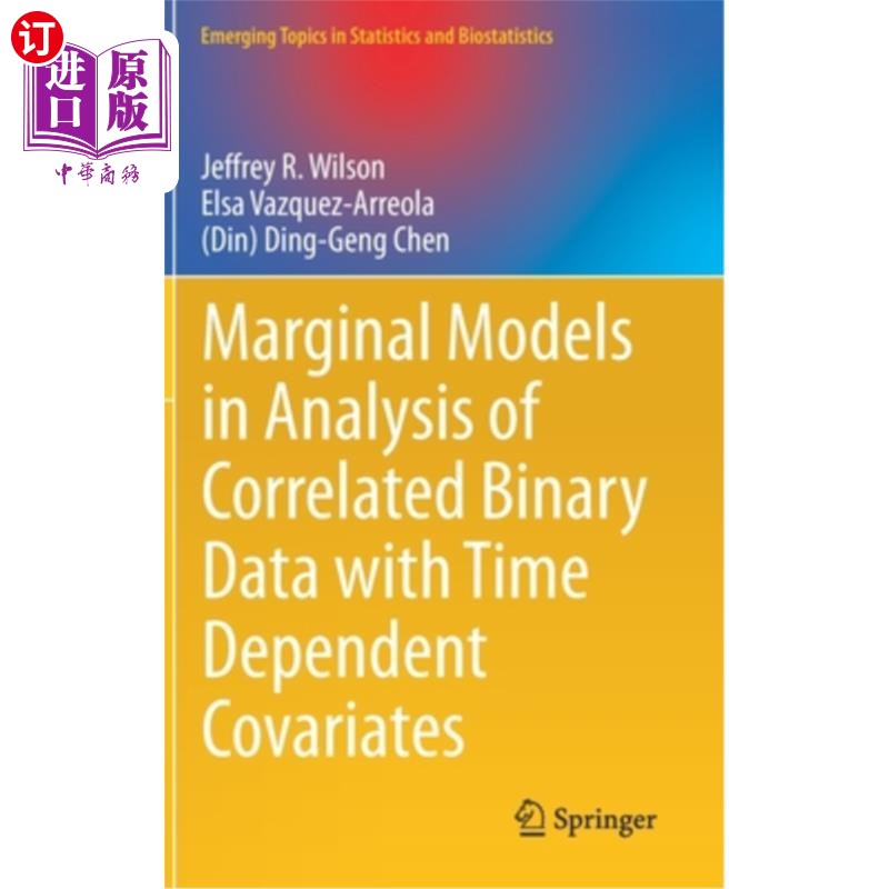 海外直订医药图书Marginal Models in Analysis of Correlated Binary Data with Time Dependent Covari 二元数据与时间相关