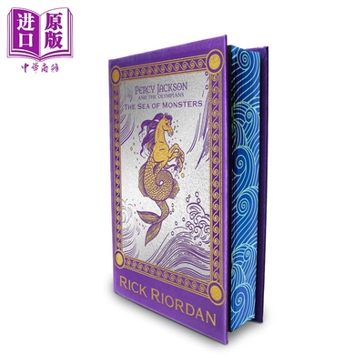 预售 波西杰克逊与魔兽之海 豪华收藏版 Percy Jackson Olympians The Sea of Monsters 英语原版 Rick Riordan【中商原版】
