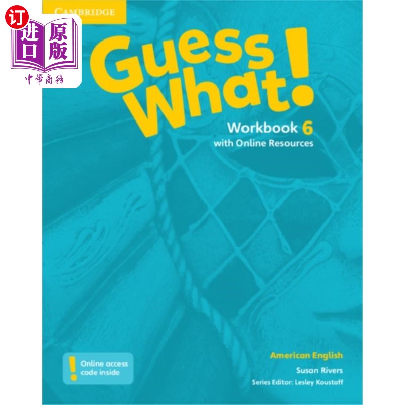 海外直订Guess What! American English Level 6 Workbook wi... 你猜怎么着!有在线资源的美国英语六级练习册