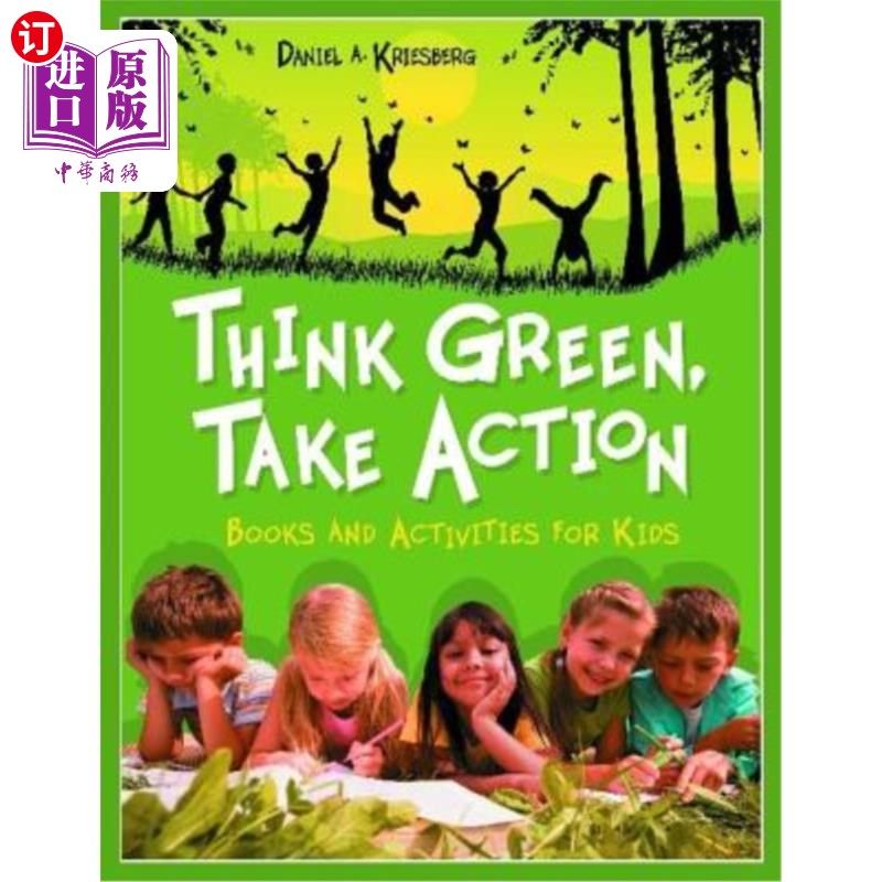 海外直订think green, take action: books and activities for kids