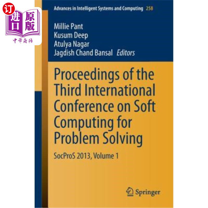 海外直订Proceedings of the Third International Conference on Soft Computing for Problem  第三届软计算问题解决国际会