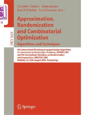 海外直订Approximation, Randomization and Combinatorial Optimization. Algorithms and Tech 近似、随机化和组合优化。算