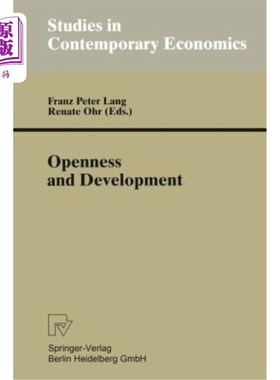 海外直订Openness and Development: Yearbook of Economic and Social Relations 1996 开放与发展:1996年经济和社会关系年