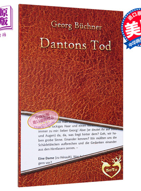 乔治 毕希纳 丹东之死 豆瓣高分 德文原版 Dantons Tod Georg Buchner【中商原版】