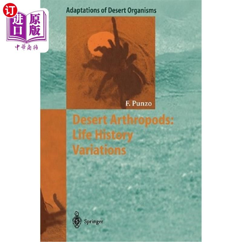 海外直订Desert Arthropods: Life History Variations 沙漠节肢动物：生活史变异