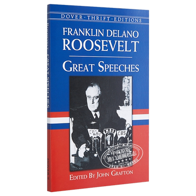 Great Speeches by Franklin Delano Roosevelt 英文原版 罗福斯著名演讲集 Franklin Delano Roosevelt【中商原版】