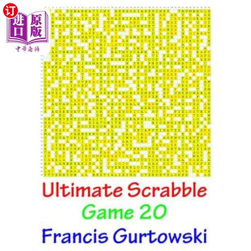 海外直订Ultimate Scrabble Game 20 终极拼字游戏20