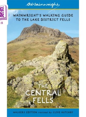 海外直订Wainwright's Illustrated Walking Guide to the La... 温赖特的湖区步行指南