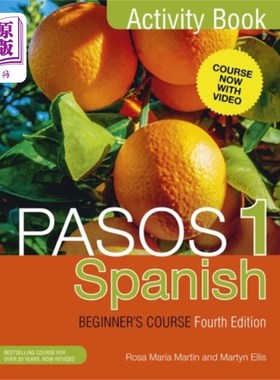 海外直订Pasos 1 Spanish Beginner's Course (Fourth Editio... Pasos 1西班牙语初级课程(第四版)