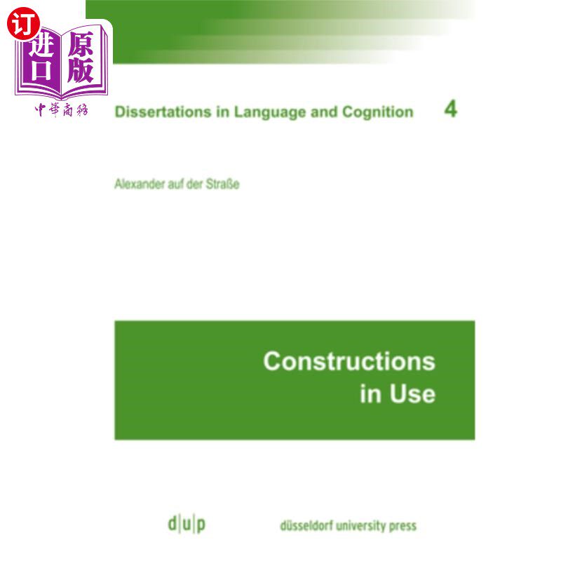 海外直订Constructions in Use 正在使用的结构