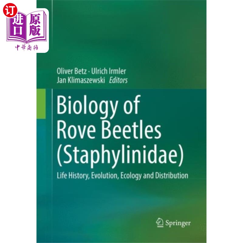 海外直订Biology of Rove Beetles (Staphylinidae) 粉蚧(葡萄蚧科)生物学