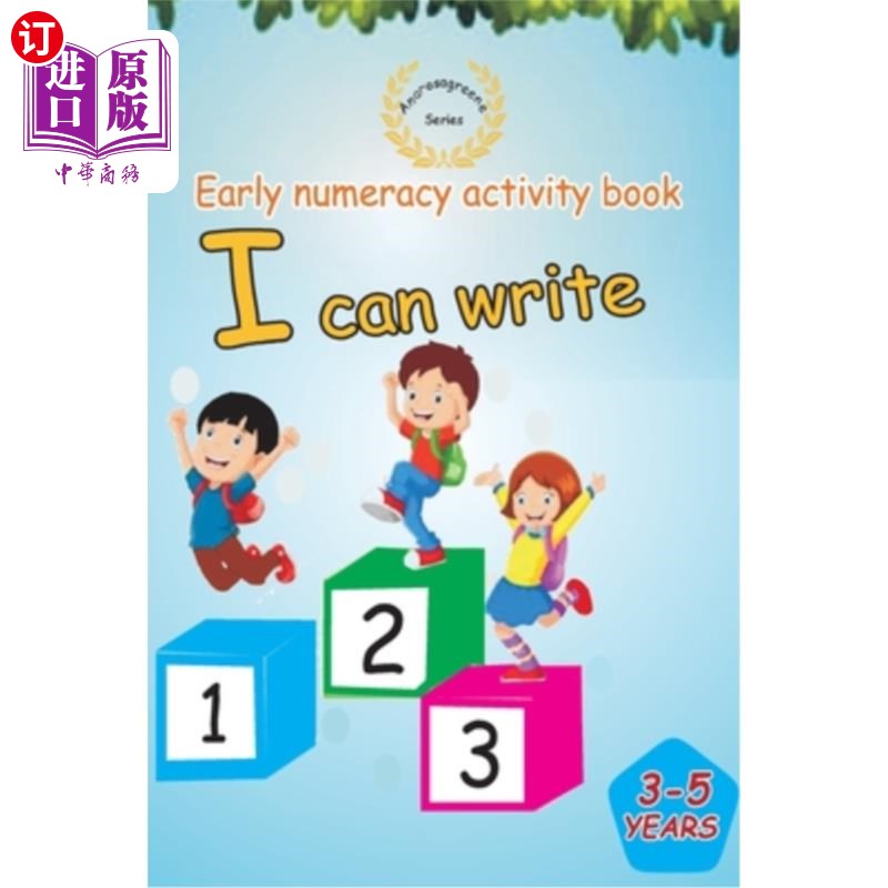 海外直订Early Numeracy Activity Book: I can write 早期算术活动书：我会写字