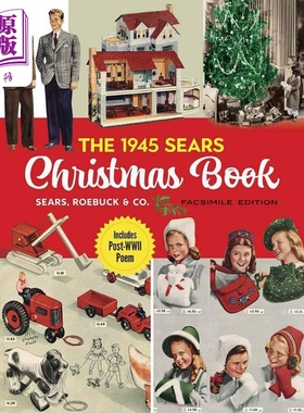 The 1945 Sears Christmas Book 进口艺术 1945年西尔斯圣诞节书 礼品目录圣诞礼物参考【中商原版】