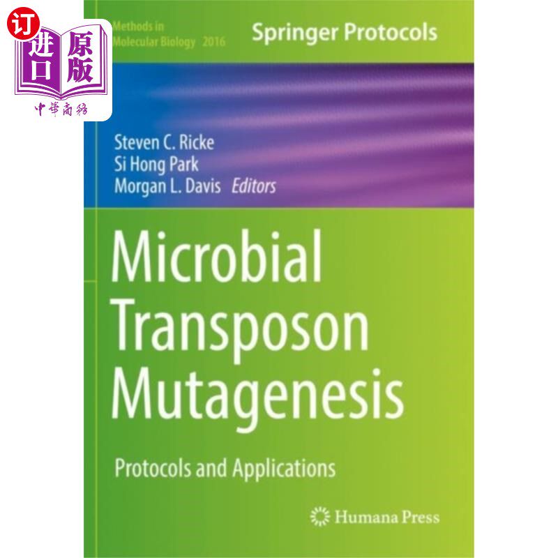 海外直订Microbial Transposon Mutagenesis 微生物转座子诱变