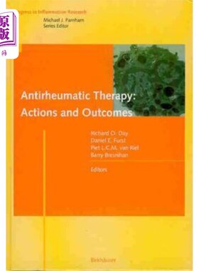 海外直订医药图书Antirheumatic Therapy: Actions and Outcomes 抗风湿病治疗:行动和结果